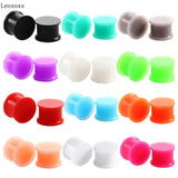 Leosoxs 2 piece Silicone ear expander jewelry