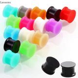 Leosoxs 2 piece Silicone ear expander jewelry