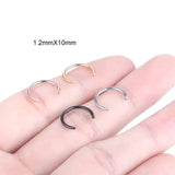 100pcs Circular Barbell Parts 14G 16G Replacements