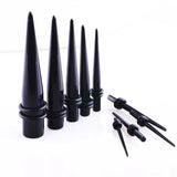 2Pcs/Lot 22mm 24mm Ear Gauges Stretching Kit Tapers Plugs Eyelets Acrylic