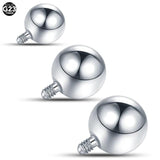 G23 Titanium Replacement Balls for Body Piercing Jewelry