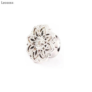 Leosoxs Retro Stainless Steel Ear Expansion Plug