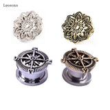 Leosoxs Retro Stainless Steel Ear Expansion Plug