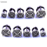 Leosoxs Retro Stainless Steel Ear Expansion Plug