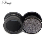 2pcs Steel Ear Tunnels Screw Earrings Gauges Kits Body Stretchers 3-25mm