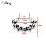 Star Skull Crystal Zircon Cartilage Earring Stainless Steel Septum Nose Rings