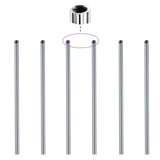 10Pcs 16G 1.2x16/38mm Threaded Bar Jewelry Tongue Industrial Piercing Balls