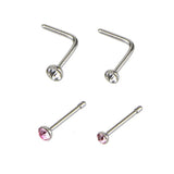 12PCS/14PCS/20PCS/21PCS Rhinestone Nose Studs Ring Hoop