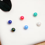 10pcs 5mm Acrylic Big Balls Replacement Nose Barbell Earring