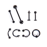 9PCS/10PCS Stainless Steel Body Piercing Jewelry Set