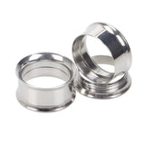 1PC G23 Titanium Ear Tunnels Plugs Flesh Cylindrical Ear Stretcher