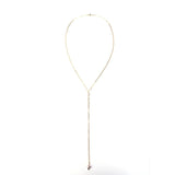 PC Rhinestone Body Back Necklaces for Women
