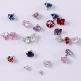 10Pcs 2-5mm Star Zirconia Piercing Ball 16G/14 Gauge Jewelry