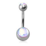 14G CZ Gem Zircon Belly Button Ring Stainless Steel Navel Piercing Women Jewelry
