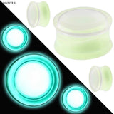 Leosoxs 2 PC Acrylic Luminous Ear Expansion Jewelry