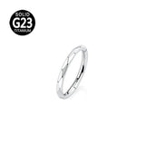 G23 Titanium Snake Bee Clicker Septum Nose Ring Daith Star Earring