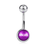 Double Round Stainless Steel Belly Button Ring Body Jewelry