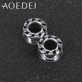 Dragon Tunnel Piercing 8mm 316L Stainless Steel Ear Stretchers Plugs