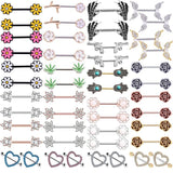 2PCS Stainless Steel Nipple Rings Dream Star Nipple Barbell Piercing