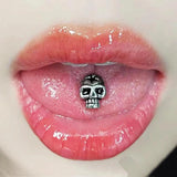 1PC Personalized 14g Piercing Stud Punk Tongue Barbell Steel Jewelry