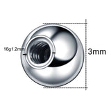 10PCS G23 Titanium Replacement Ball Body Jewelry