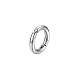 Non Piercing Stainless Steel Ear Circle Earrings