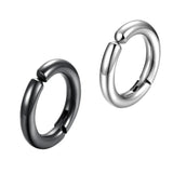 Non Piercing Stainless Steel Ear Circle Earrings