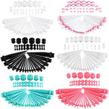 36pcs Ear Gauge Taper and Plug Stretching Kit Acrylic Flesh Tunnel 14G-00G