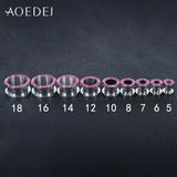 5-18mm Crystal Plugs & Tunnels 16mm Stainless Steel Ear Expander Piercing