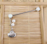 Industrial Piercing 14G Clear Gem Dangle Earrin