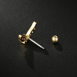 Stainless Steel CZ Tragus Ear Piercing Studs