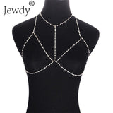 Heavy Metal Bikini Body Chain Sexy Style Hollow Choker Collar