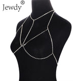 Heavy Metal Bikini Body Chain Sexy Style Hollow Choker Collar