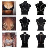 Heavy Metal Bikini Body Chain Sexy Style Hollow Choker Collar