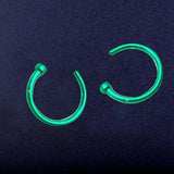 316 Stainless Steel Nose Ring Clip-On Body Jewelry Hoop Nose Rings for Women