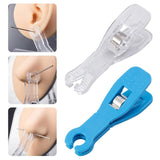 Acrylic Piercing Clamp Open Triangle Clips Needle Plier Tweezers Forceps