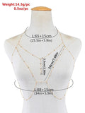 Crystal Rhinestone Mesh Body Bra Sexy Charm Women Body Chain