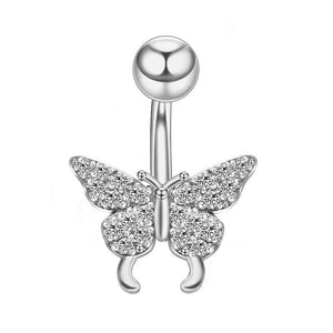 Cartoon Butterfly Navel Piercing Ring for Girl