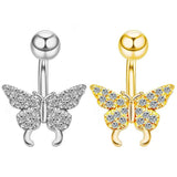 Cartoon Butterfly Navel Piercing Ring for Girl