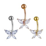 Cartoon Butterfly Navel Piercing Ring for Girl