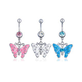 Cartoon Butterfly Navel Piercing Ring for Girl