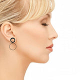 2pcs Steel Ear Plugs Tunnels Flesh Earring Piercings Lobe Circle Piercing