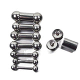 1 Pc Titanium Steel Straight Barbell Rings Genital Tragus Ear Piercing