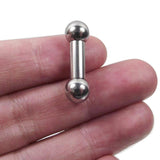 1 Pc Titanium Steel Straight Barbell Rings Genital Tragus Ear Piercing