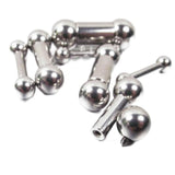1 Pc Titanium Steel Straight Barbell Rings Genital Tragus Ear Piercing