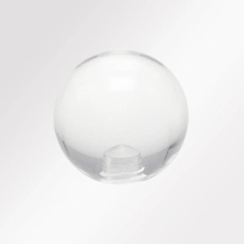 50Pcs Clear Acrylic Ball Piercing Jewelry Replacement Parts