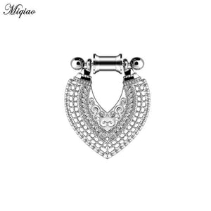 Miqiao Stainless Steel Ear Stretchers Dangle Plugs Tunnel Gauges Earrings