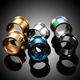 2pcs Steel Screw Flesh Earring Gauges Ear Plugs Tunnel Piercing Tunnels