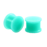 2PCS Silicone Ear Gauge Plug And Tunnel Flesh 3-25mm Ear Stretchers