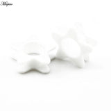 Miqiao 2pcs Silicone Star Ear Tunnel Plugs 4-20mm